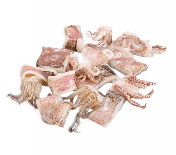Foto CALAMAR TROCEADO IQF INDIA 20/50,Caja 6 kg.