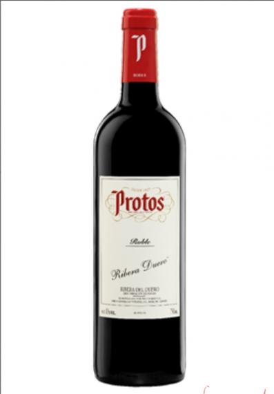 Foto VINO TTO PROTHOS ROBLE 75 CL.