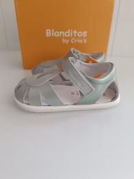 Sandalias respetuosas Blanditos by Crio's Modelo Gota Crisol/Menta Tallas 21-25