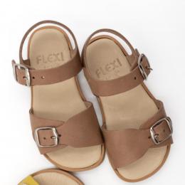 Sandalias respetuosas Niña FLEXINENS 5181-LI Sport Taupe Color Marrón Tallas 26-34