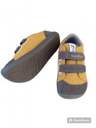 Sneakers respetuosos ELF DENVER NATURAL Bar3Foot Mostaza Tallas 25-32