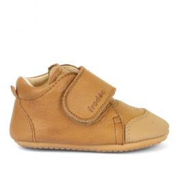 Zapatos respetuosos primeros pasos Prewalkers Froddo Barefoot Color Cognac