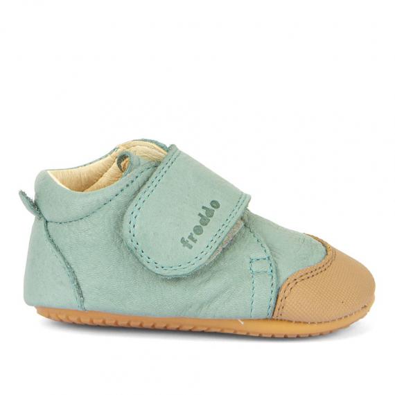 Foto Zapatos respetuosos primeros pasos Prewalkers Froddo Barefoot Color Menta Talla 20 y 21