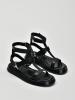 Foto Sandalias de cuero negro