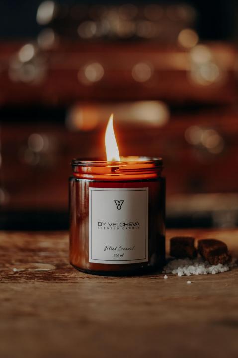 Fotó SALTED CARAMEL - Illatgyertya