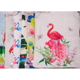 Bolsa para zapatos de tela Flamingo 569