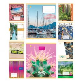 Cuaderno escolar, 36 hojas, línea Tetrad 91340