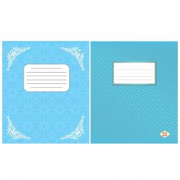 Cuadernos escolares  Fondo  24 hojas celular Tetrad 92095