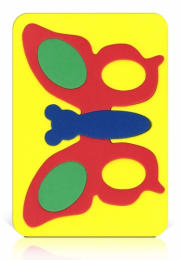 Mosaico suave insertado Mariposa1