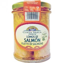 Salmón en aceite de oliva