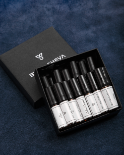 21 mini spray de nuestra colección aromas BY VELCHEVA.