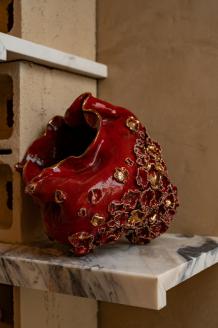 El jarrón « Heart of Fire »