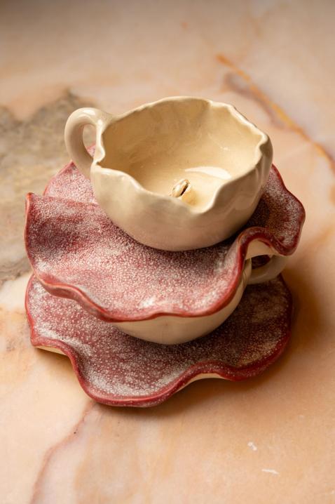 Foto Set de taza y plato para espresso «Whisper Cup»