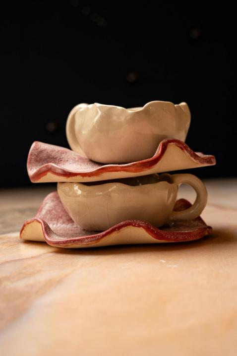 Foto Set de taza y plato para espresso «Whisper Cup»