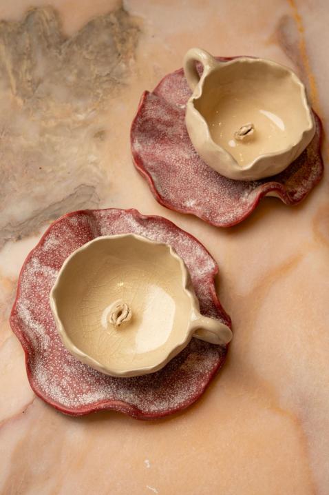 Foto Set de taza y plato para espresso «Whisper Cup»