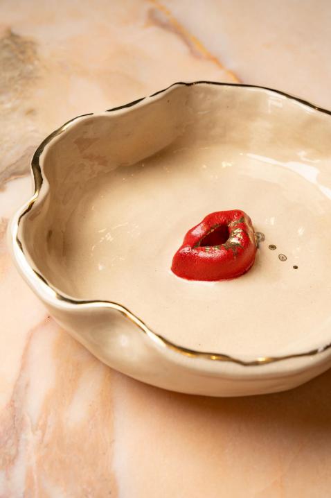 Foto Plato cerámico «GoldKiss»