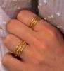 Foto Anillo de mini circonitas Oro