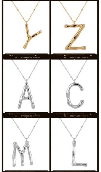 Foto Collar letras Plata