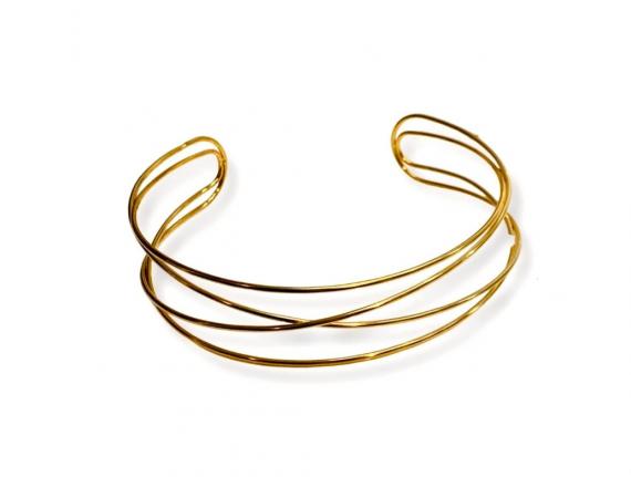 Foto Choker rígido dorado