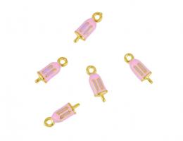 Charms helado para pulseras y collares Rosa