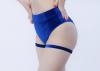 Foto Conjunto de terciopelo azul
