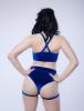 Foto Conjunto de terciopelo azul