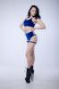 Foto Conjunto de terciopelo azul