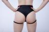 Foto Pantalones cortos con correas negros