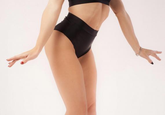 Foto Pantalones cortos de pole dance negros