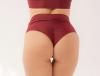Foto Pantalones cortos de pole dance vino