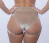 Foto Pantalones cortos de terciopelo beige