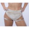 Foto Pantalones cortos de terciopelo beige