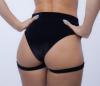 Foto Pantalones cortos de terciopelo negros