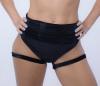 Foto Pantalones cortos de terciopelo negros