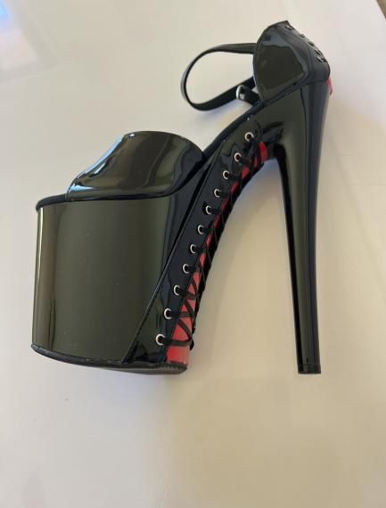 Foto Sandalias con cordones Heaven E-108 negro