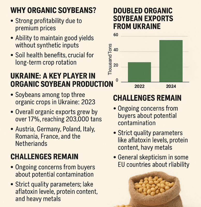 Organic Soybeans from Ukraine: Market Trends & Trade Insights