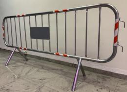 Valla 2,5 m Galvanizada 2 pies sin chapa REFORZADA