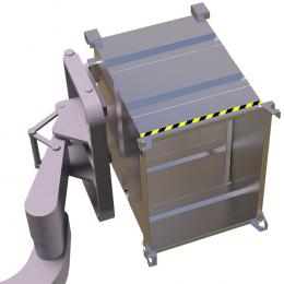 Contenedor apilable VTR-750 para rotador de carretilla elevadora