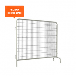 Valla Alta 2x2 m Malla 100x50 mm sin chapa Galvanizada