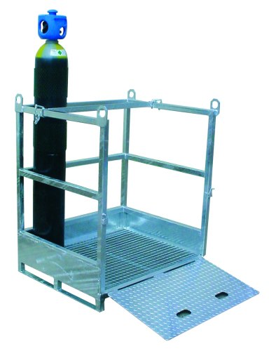 Foto Palet de acero para bombonas de gas, capacidad para hasta 12 bombonas