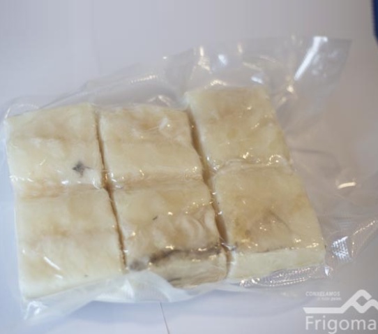 Foto Frozen cod in chunks 800 gr   3 PIECES 750 GR. APPROX. IN VACUUM BAG.