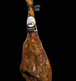 100% Iberian Bellota Ham, Jabugo Designation of Origin, 2022 Vintage. Pata Negra, Black Bridle