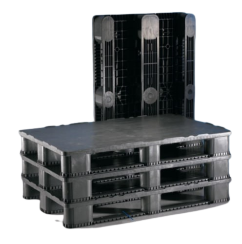 Foto Palet plastico Fuerte 800x1200x150 Base lisa