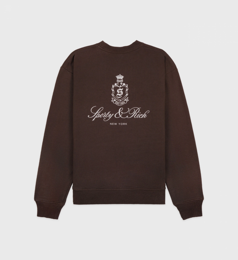 Photo Vendome Crewneck - ChocolateWhite