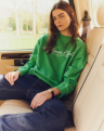 Photo 1800 Health Crewneck - Verde/White