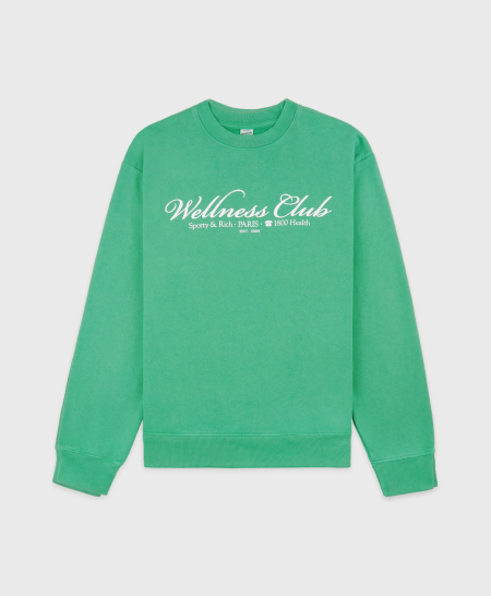 1800 Health Crewneck - Verde/White