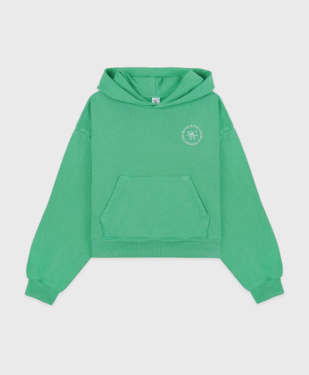 SRHWC Cropped Hoodie - VerdeWhite