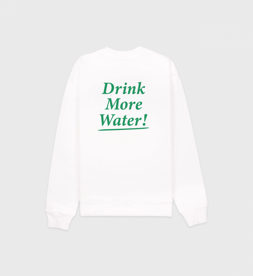 Photo Drink More Water Crewneck