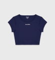 Photo Serif Logo Training Tee - NavyWhite