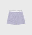 Photo Serif Logo Boxer Short - White/Navy